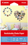 Canon RP101 Restickable Photo Paper 4" x 6" (5 Sheets)