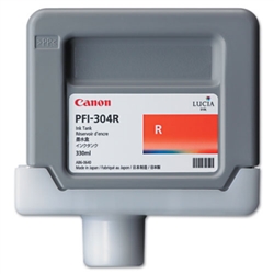 Canon PFI304R ( PFI-304R ) ( 3855B001 ) OEM Red Inkjet Cartridge (700ml)