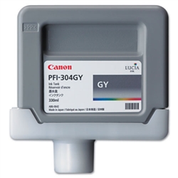 Canon PFI304GY ( PFI-304GY ) ( 3858B001 ) OEM Grey Inkjet Cartridge (700ml)