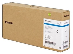 Canon PFI706C ( PFI-706C ) ( 3862B001 ) OEM Cyan Ink Cartridge