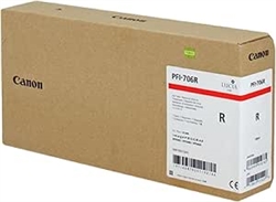 Canon PFI706R ( PFI-706R ) ( 3867B001 ) OEM Red Inkjet Cartridge (700ml)