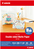 Canon MP-101D Double Sided Matte Photo Paper 240gsm 7" x 10" Pack of 20 Sheets ( 4076C006 )