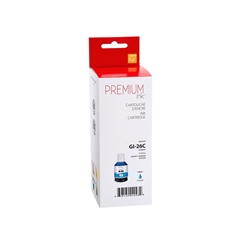 Canon GI-26 ( 4421C001 ) Compatible Cyan Ink Bottle (132ml)