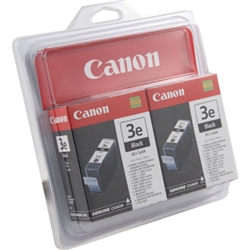 Canon BCI3eBK ( BCI-3eBK ) ( 4479A271 ) OEM Black Inkjet Cartridge (Pack of 2)