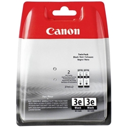 Canon BCI3eBK ( BCI-3eBK ) ( 4479A274 ) OEM Black Twin Value Pack with PR-101