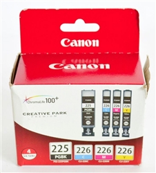 Canon PGI225 / CLI226 ( 4530B008 ) OEM Combo Pack includes PGI225 and CLI226 K, C, M, Y