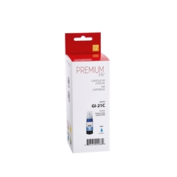 Canon GI-21C ( 4537C001 ) Compatible  Cyan Dye Ink Bottle (70ml)