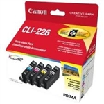 Canon CLI226 ( CLI-226 ) ( 4546B005 ) OEM Colour Ink Tanks, Photo Value Pack