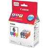 Canon BCI6Combo ( BCI-6Combo ) ( 4706A049 ) OEM Colour Value pack (Cyan, Magenta and Yellow)