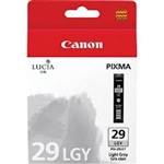 Canon PGI29LGY ( PGI-29LGY ) ( 4872B002 ) OEM Light Grey Inkjet Cartridge