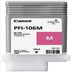 Canon PFI106M ( PFI-106M ) ( 6623B001 ) OEM Magenta Inkjet Cartridge