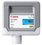 Canon PFI306C ( PFI-306C ) ( 6658001 ) OEM Cyan Inkjet Cartridge