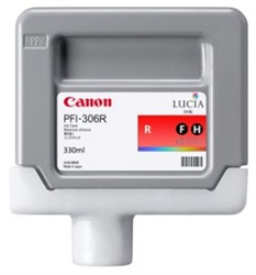 Canon PFI306R ( PFI-306R ) ( 6663B001 ) OEM Red Inkjet Cartridge