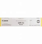 Canon GPR52 ( GPR-52 ) ( 9109B003 ) OEM Yellow Toner Cartridge
