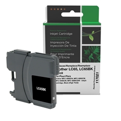 Clover Imaging 117021 ( Brother LC65HYBK ) ( LC-65HYBK ) RemanufacturedBlack High Capacity InkJet Cartridge