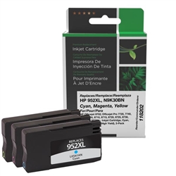 Clover Imaging 118202 ( HP 952 XL ) Remanufactured Combo Pack (Cyan, Magenta and Yellow) High Yield Ink Cartridges