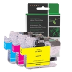 Clover Imaging 118241 ( Brother LC30113PKS ) ( LC-30113PKS ) Compatible Colour Inkjet Cartridges, Combo Pack