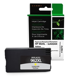 Clover Imaging 118274 ( HP 962XL ) ( 3JA02AN ) Remanufactured Yellow High Yield Ink Cartridge