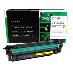 Clover Imaging 201101P ( HP CF462X ) ( 656X ) Remanufactured Yellow High Yield Toner Cartridge