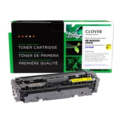 Clover Imaging 201430P ( HP W2022X ) ( 414X ) Remanufactured Yellow High Yield Toner Cartridge