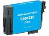 Clover Imaging EPC200220 ( Epson 200 ) ( T200220 ) Remanufactured Cyan Ink Cartridge