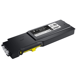 Dell 593-BBZY ( 47J73 ) ( 8PGWX ) OEM Yellow Laser Toner Cartridge