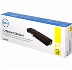 Dell 593-BBBR ( Ctg# 2K1VC ) ( Mfg# YR3W3 ) OEM Yellow High Yield Toner Cartridge