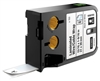 Dymo XTL Laminated Wire/Cable Wrap Black on White 13/16" x 1 9/16" (21mm x 39mm)(150 Pre-Sized Labels) - 1868705