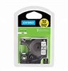 Dymo D1 Label Tape Black on White 1/2" (12mm) x 23' (7m) - 1926208 ( Pack of 2)