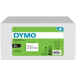 Dymo LW Extra Large Shipping Labels 4" x 6" (104mm x 159mm); 220 Labels/Roll, 5 Rolls/Pack - 2026404