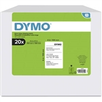 Dymo LW Multi-Purpose Labels 4" x 6", Value pack, 220 Labels/Roll, 20 Rolls/Box -  2050829