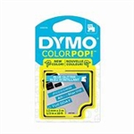 Dymo D1 ColorPop! Label Tape Blue Glitter 1/2" (12mm) x 10' (3m) - 2056735