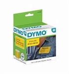 Dymo LW Name Badge Labels Yellow 2 1/2" x 4" (220 Labels/Roll) - 2133382