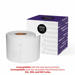 Dymo LW Compatible Multi-Purpose Labels, Large 2 1/8" x 2 3/4" (400 Labels Per Roll, 1 Roll Per Box) - 30258