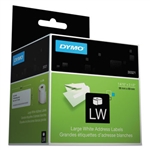 Dymo LW Address Labels, Large 1 2/5" x 3 1/2" (36mm x 89mm) - 30321