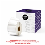 Dymo LW Compatible Multi-Purpose Labels, Medium 2 1/4" x 1 1/4" (1000 Labels Per Roll, 1 Roll Per Box) - 30334
