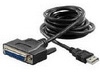 Epson CEPS-001 Null Modem Cable Adapter - 3 ft Data Transfer Cable - First End: 9-pin DB-9 Serial - Female - Second End: 25-pin DB-25 - Male
