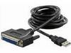 Epson CEPS-RJ4525XCBL Null Modem Cable - RJ-45 - DB-25 Male - 10ft