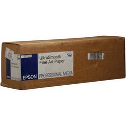 Epson Ultra Smooth Fine Art Archival Photo Inkjet Paper 17" x 50' Roll - S041856