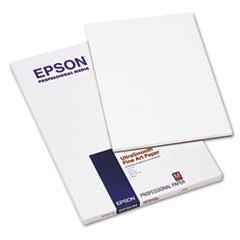 Epson Ultra Smooth Fine Art Paper (Matte) for Inkjet 13" x 19" (Super B) - 25 Sheets - S041896