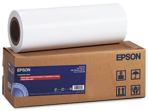 Epson Proofing Paper White Semimatte 17 x 100' Roll