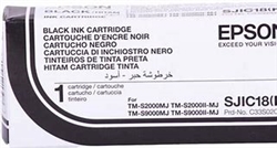 Epson SJIC18 OEM Black Ink Cartridge for the Epson TM-S2000/S9000