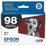 Epson 98 ( T098120 ) OEM Black High Yield Inkjet Cartridges for the Epson Artisan 700 / 800 InkJet Printers