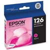 Epson 126 ( T126320 ) OEM Magenta High Yield Inkjet Cartridges for the Epson WorkForce 520 / 60 / 630 / 633 / 635 / 840 InkJet Printers