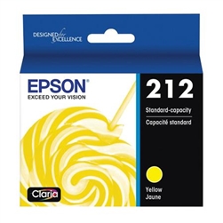 Epson 212 ( T212420 ) OEM Yellow Ink Cartridge for the Expression Home XP-4100/4105 / WorkForce WF-2830/2850