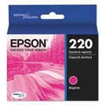 Epson 220 ( T220320 ) OEM Magenta Inkjet Cartridge for the WorkForce WF-2630 / 2650 / 2660 Printers