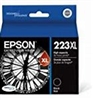 Epson 223XL ( T223XL120 ) OEM Black High Yield Ink Cartridge for the WorkForce WF-M130/1560