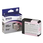 Epson T5806 ( T580600 ) OEM Light Magenta Inkjet Cartridge for the Epson Stylus Pro 3800 InkJet Printers<br>Yield: 80 ml