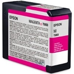 Epson T580A ( T580A00 ) OEM Vivid Magenta Inkjet Cartridge for the Epson Stylus Pro 3800 InkJet Printers<br>Yield: 80 ml