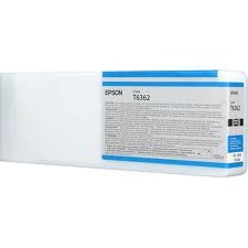 Epson T6362 ( T636200 ) OEM Cyan Inkjet Cartridge for the Epson Stylus Pro 7900 / 9900 inkjet printers